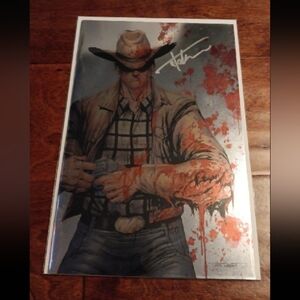 Somethings Killing The Children #29 Battle Damage Foil Signed Tyler Kirkham+COA